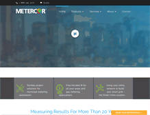 Tablet Screenshot of metercor.com